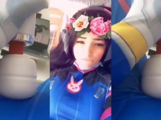 Cosplay adolescente dva adorável agony incrível orgasmo amadora filha masturbação até forte orgasmo safada gozando gostoso