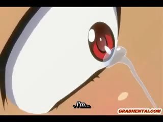 Hentai elf blir pecker mjölk filling henne hals av getto monsters