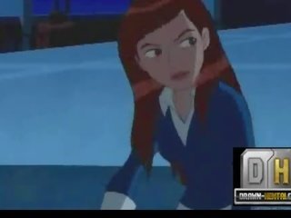 Ben 10 x rated klip gwen saves kevin dengan sebuah mengisap penis