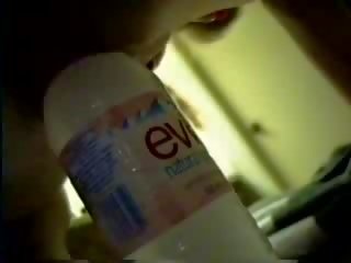 A bottle of purified water brings her to orgasm movie