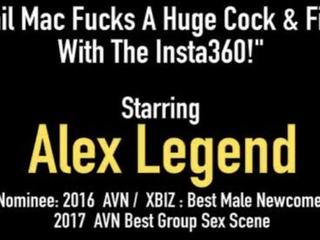 رائع كبير titty الوصيفة ماك مارس الجنس بواسطة اليكس أسطورة مع 360 حدبة